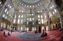 Wnętrze Meczetu Sultan Eyüp