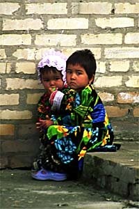 Dzieci w Shabrisabz
