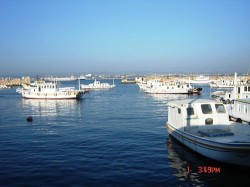 Widok z portu Arwad. Prawie lazurowe…