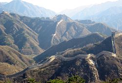 Wielki Mur Chiński w Badaling, fot: Wikimedia Commons