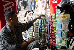 Sklep z tytoniem i używkami, Dzielnica Nizamuddin