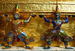 Demony ochraniające Wielki Pałac Królewski w Bangkoku