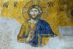Mozaika Chrystusa Pantokratora w Hagia Sofia