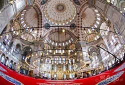Meczet Fatih - wnętrze