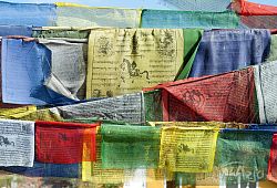 Bodnath, buddyjskie flagi modlitewne