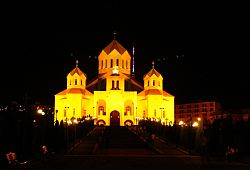 Kościół Św.Grzegorza nocą