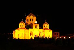Kościół Św.Grzegorza nocą