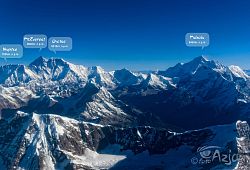 Lot widokowy nad Himalajami